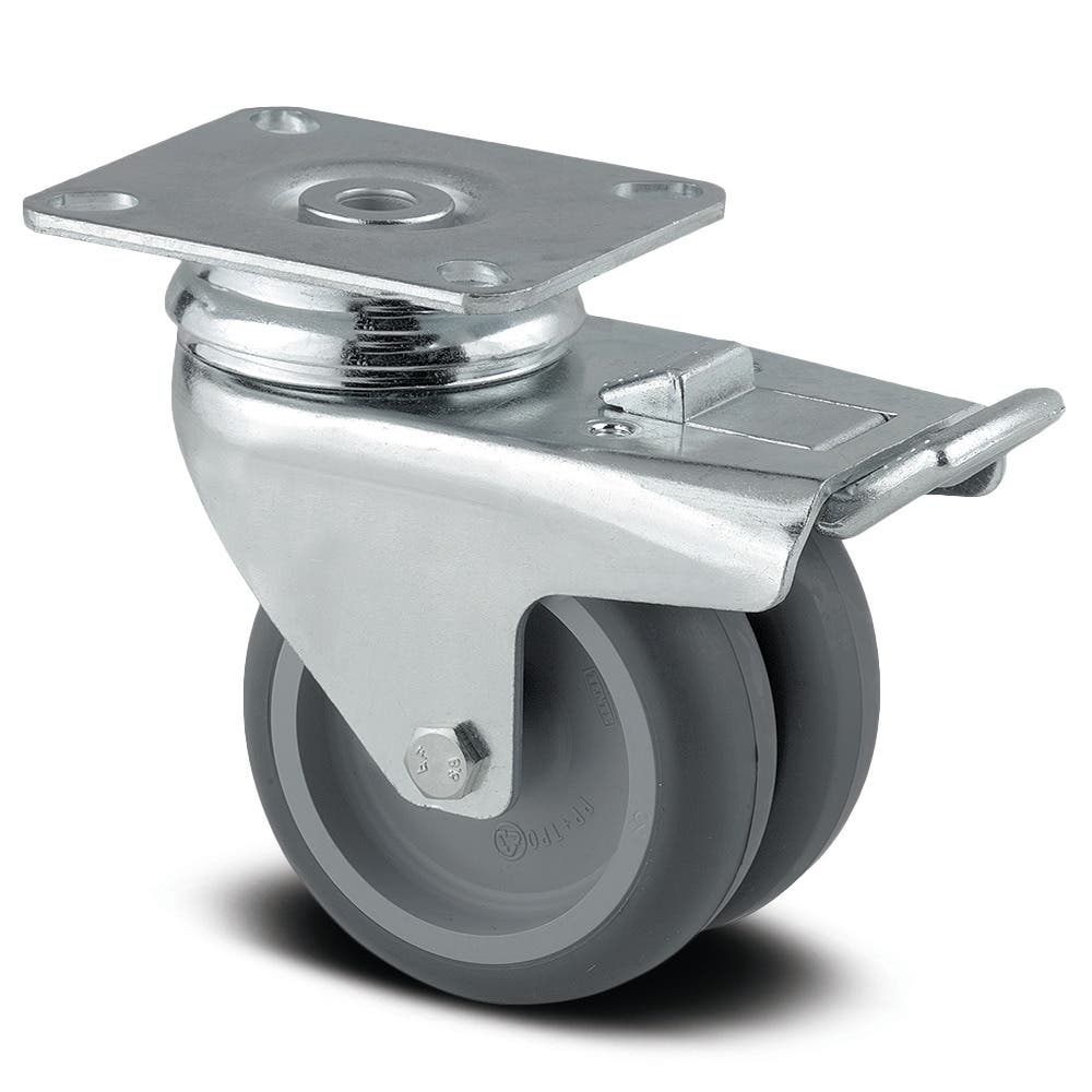 TENTE 2977PJO075P50 Swivel Castors with total lock