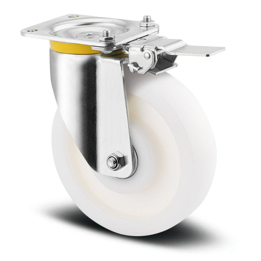 Swivel castor with directional lock 125 mm