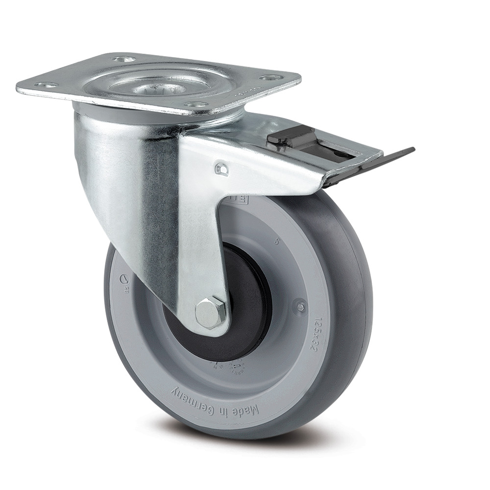 Swivel castor with directional lock 100 mm