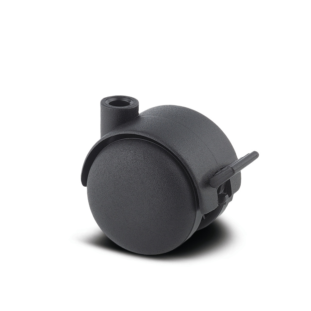 Swivel castor with wheel brake 1.97 in