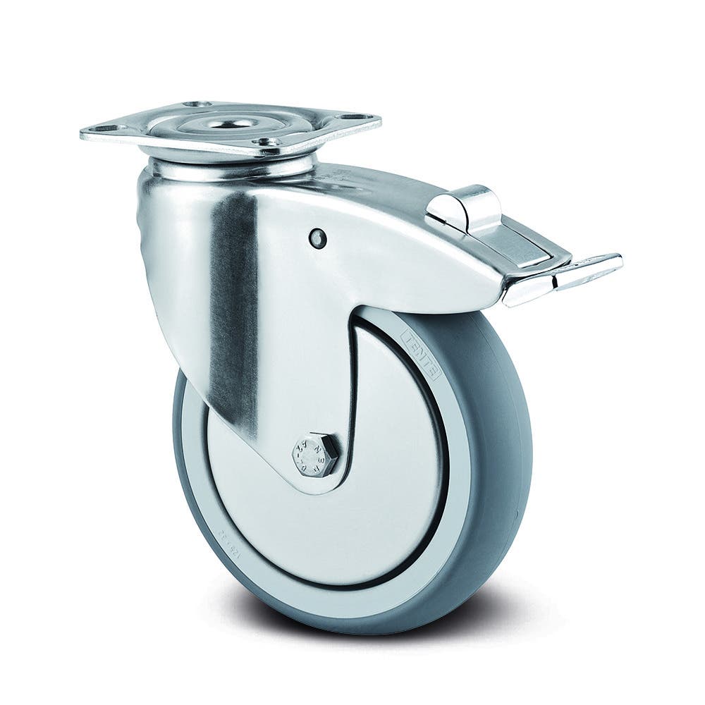 TENTE 7477PJH100P51 Swivel Castors with total lock