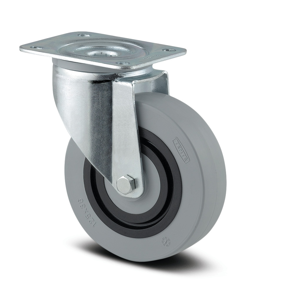 Swivel castor 125 mm