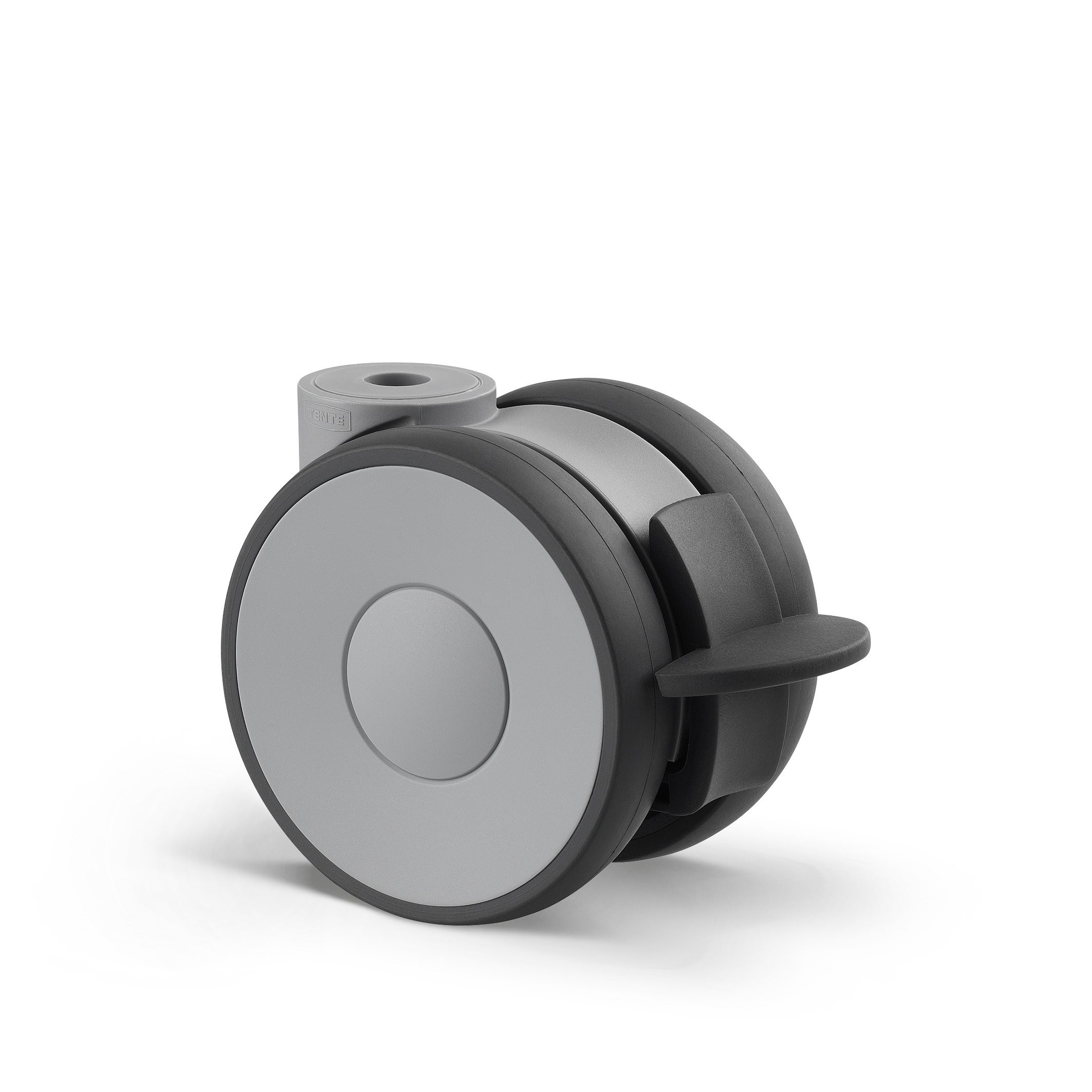 Swivel castor with wheel brake 75 mm