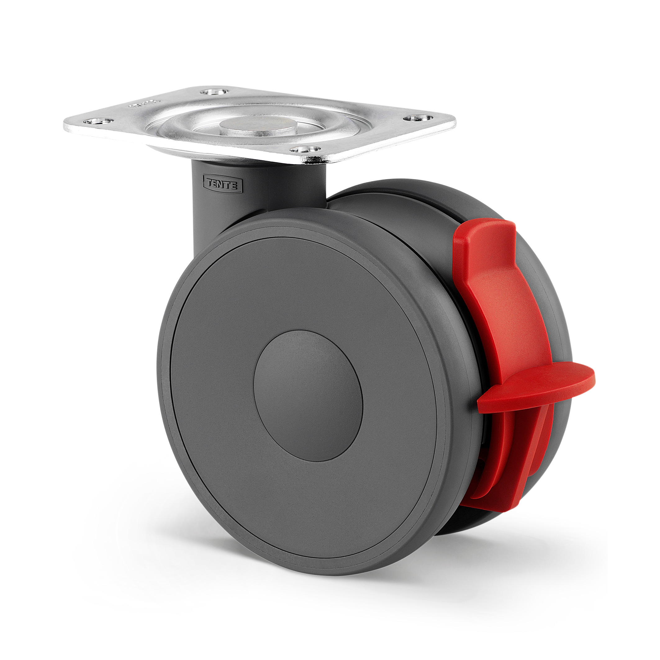 Ruota girevole con freno totale 150 mm