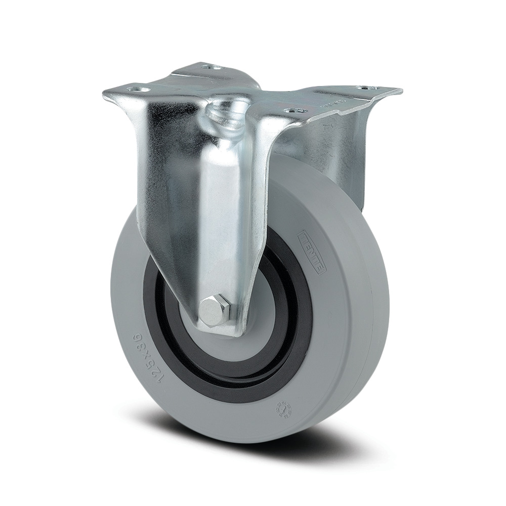 Fixed castor 125 mm