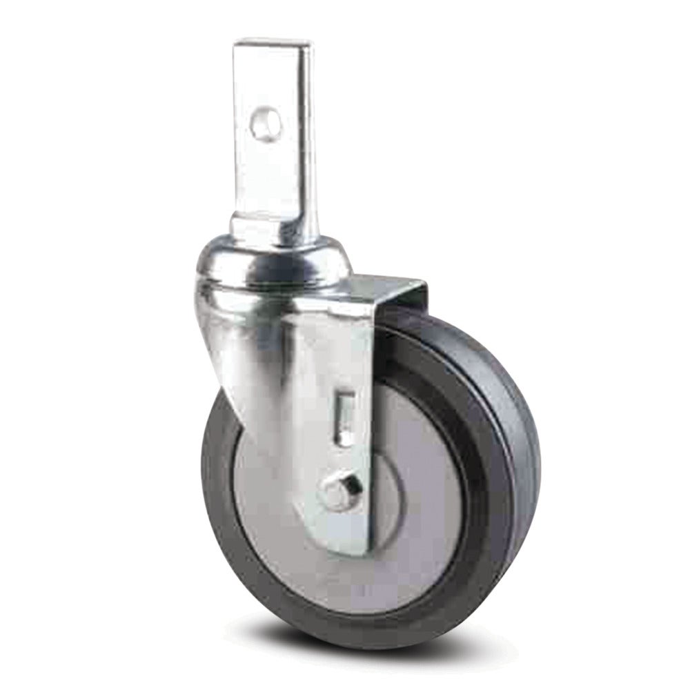 Swivel castor with wheel brake 125 mm