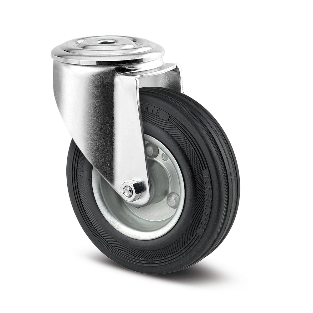 Swivel castor 125 mm