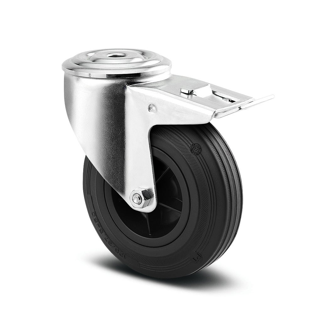 带全锁的旋转脚轮  160 mm