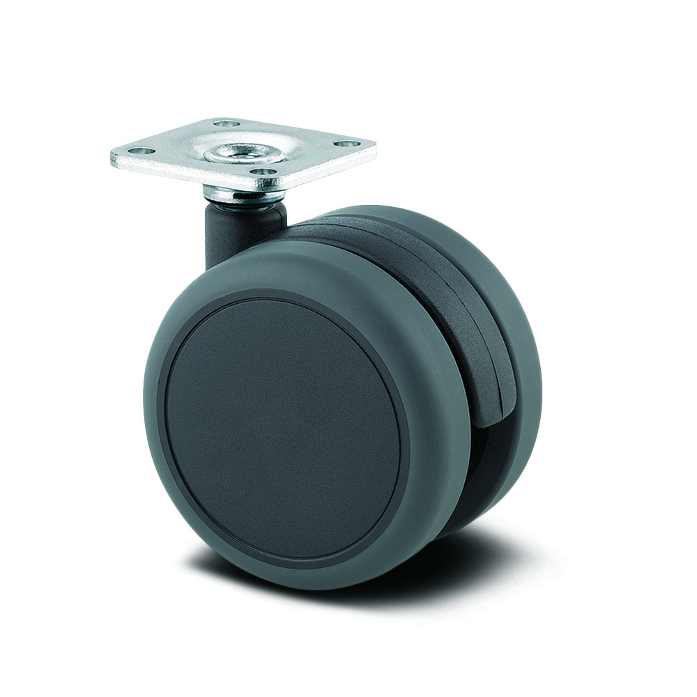 Roulette pivotante 75 mm