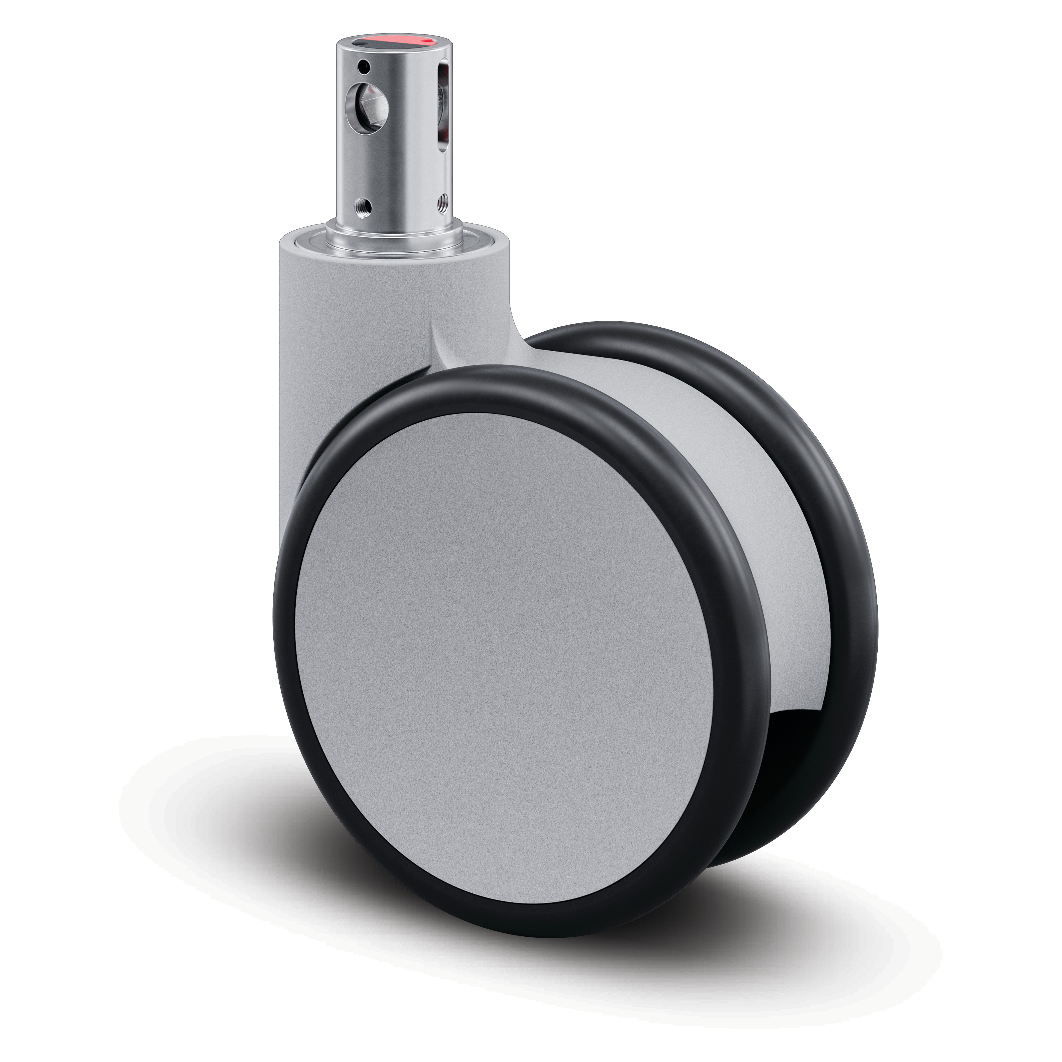 Swivel castor with central, total or directional lock 150 mm