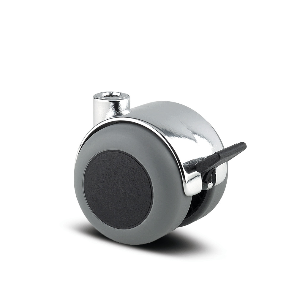 Swivel castor with wheel brake 50 mm