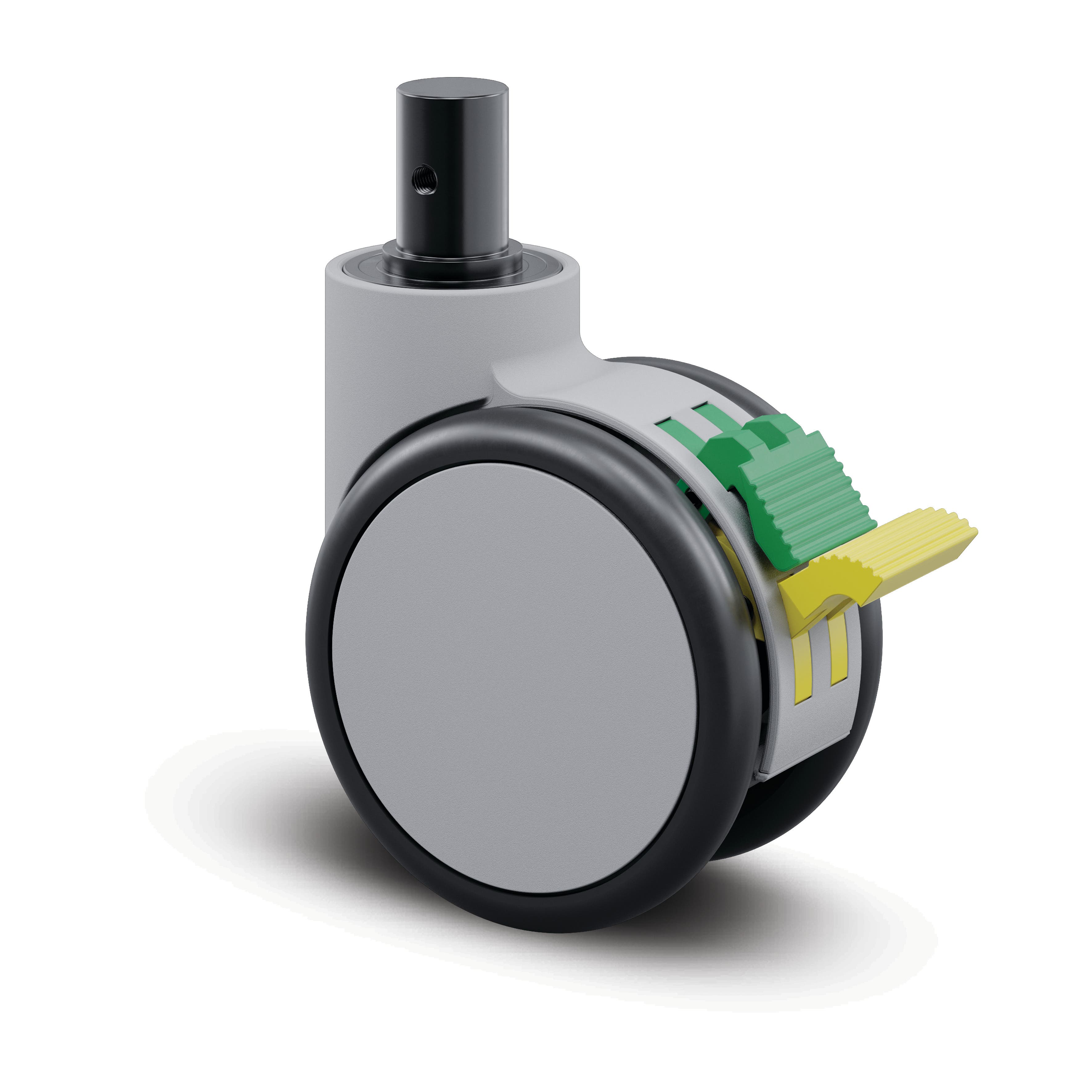 Swivel castor with directional lock 125 mm