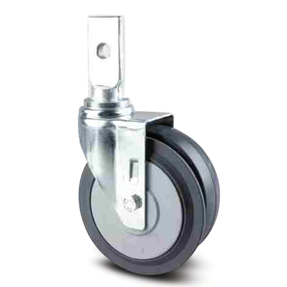 Swivel castor with wheel brake 125 mm