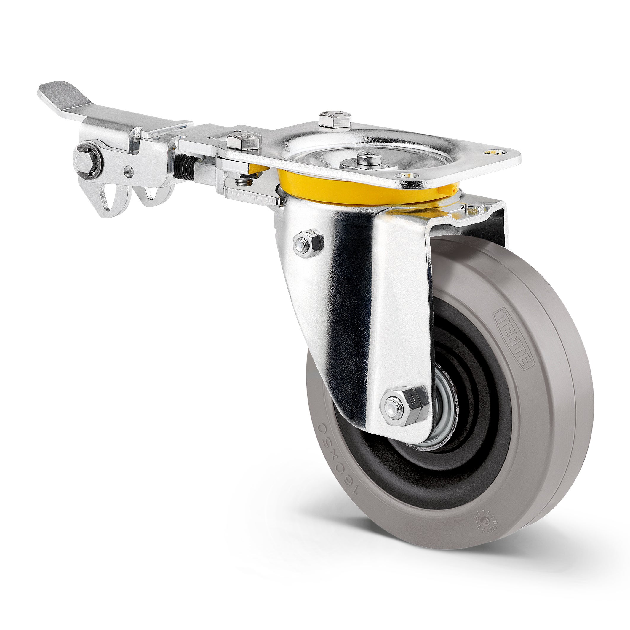 Swivel castor with directional lock 160 mm