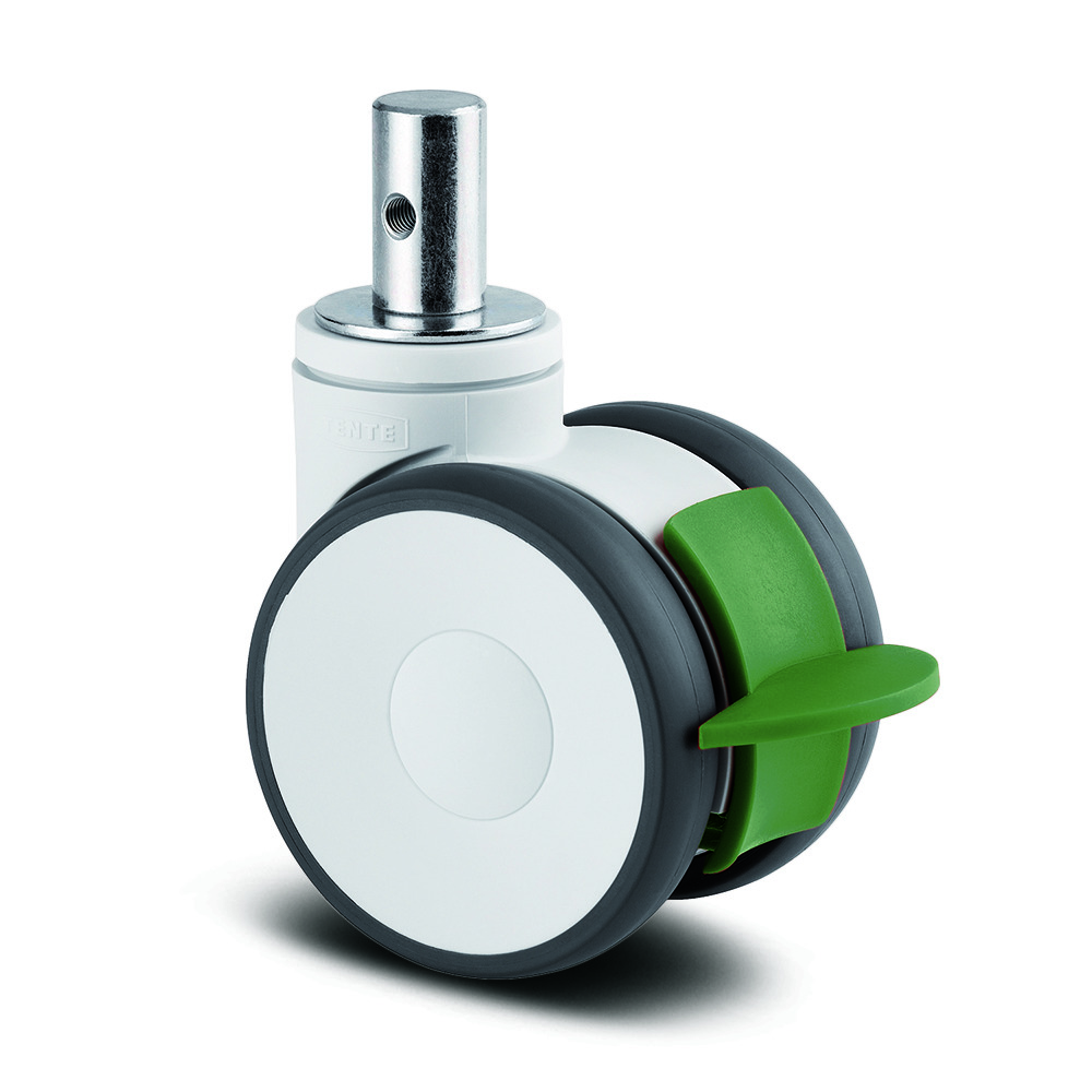 Swivel castor with directional lock 3.94 in