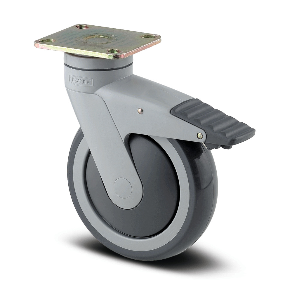 방향 잠금 장치가 있는 회전식 캐스터  100 mm