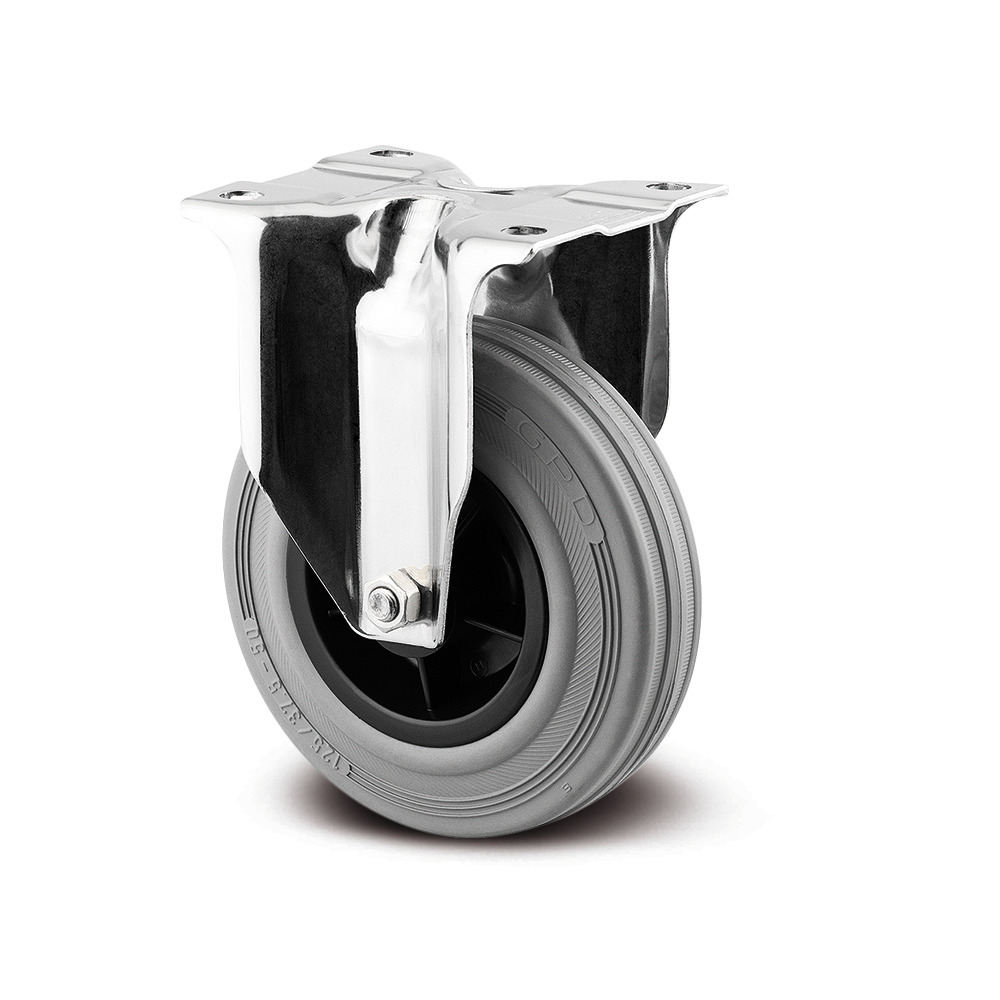 Fixed castor 125 mm