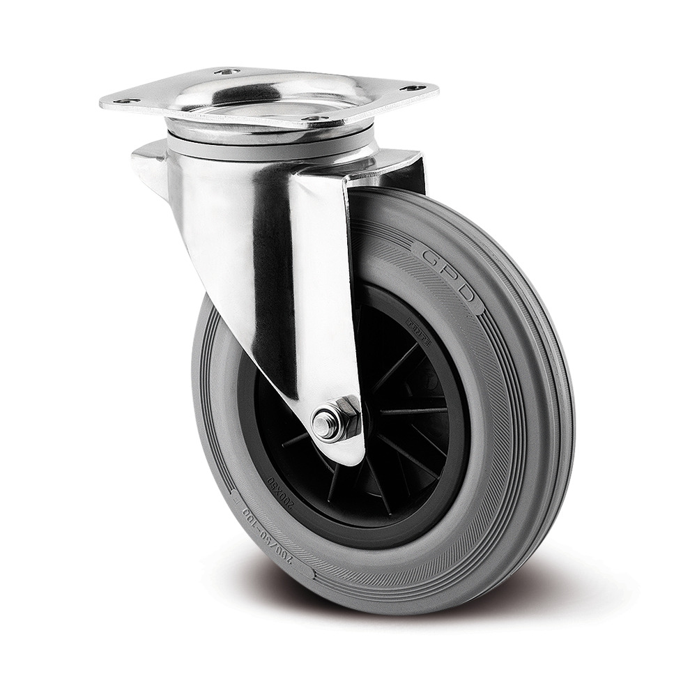 Swivel castor 200 mm