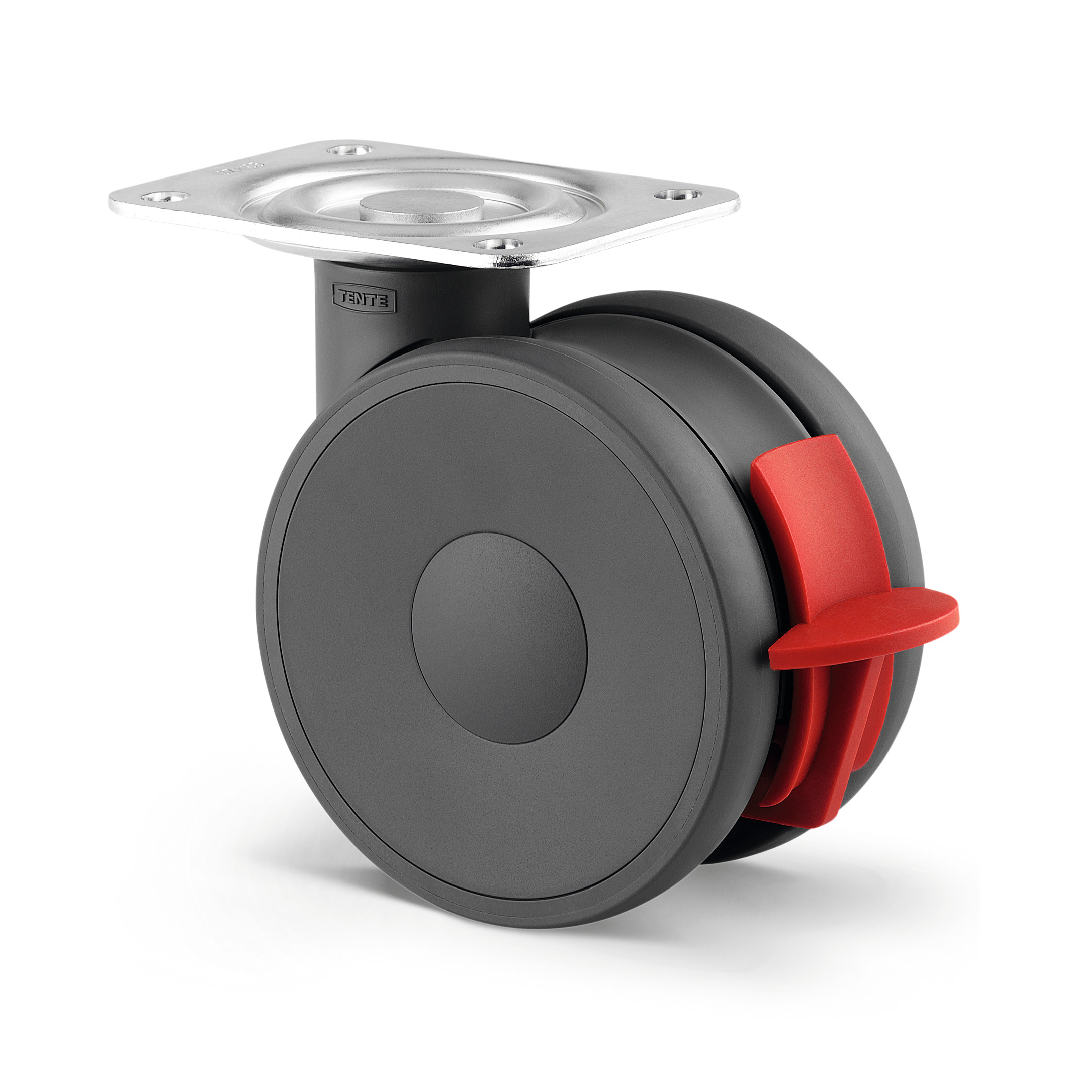 Ruota girevole con freno totale 150 mm