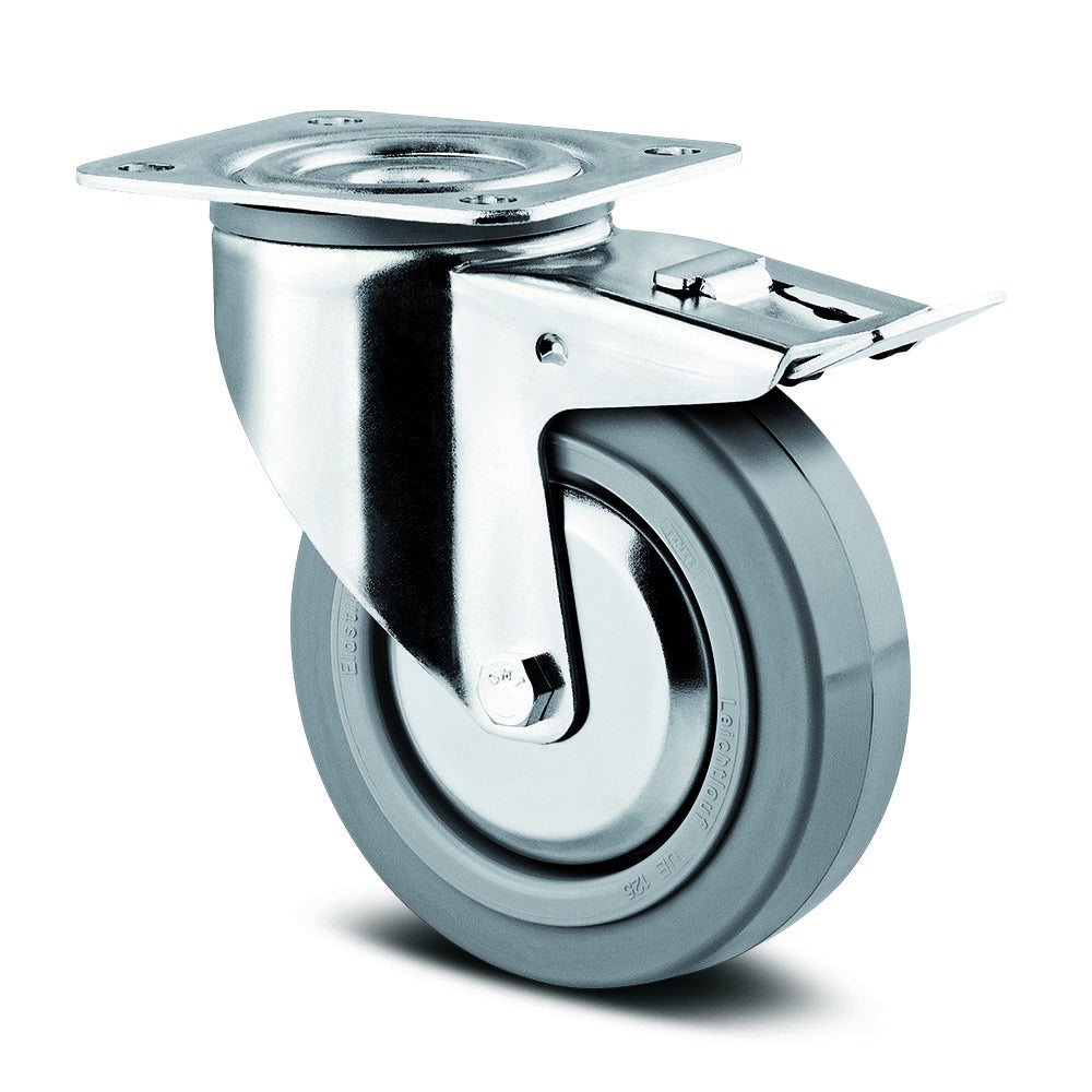 带全锁的旋转脚轮  160 mm