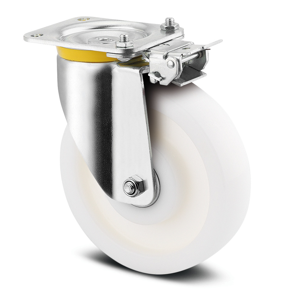 Swivel castor with directional lock 125 mm