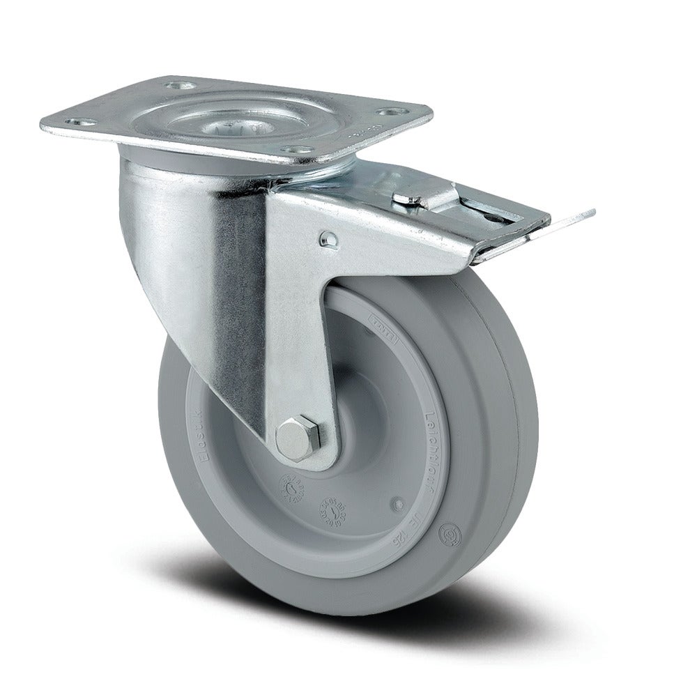 Rueda giratoria con Freno total 200 mm