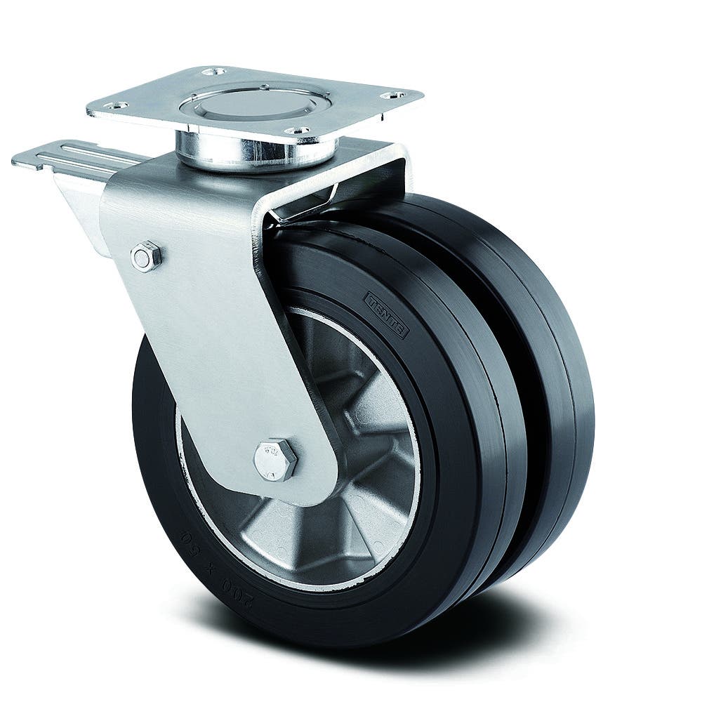 TENTE 9942IEP125P63 Swivel Castors with total lock