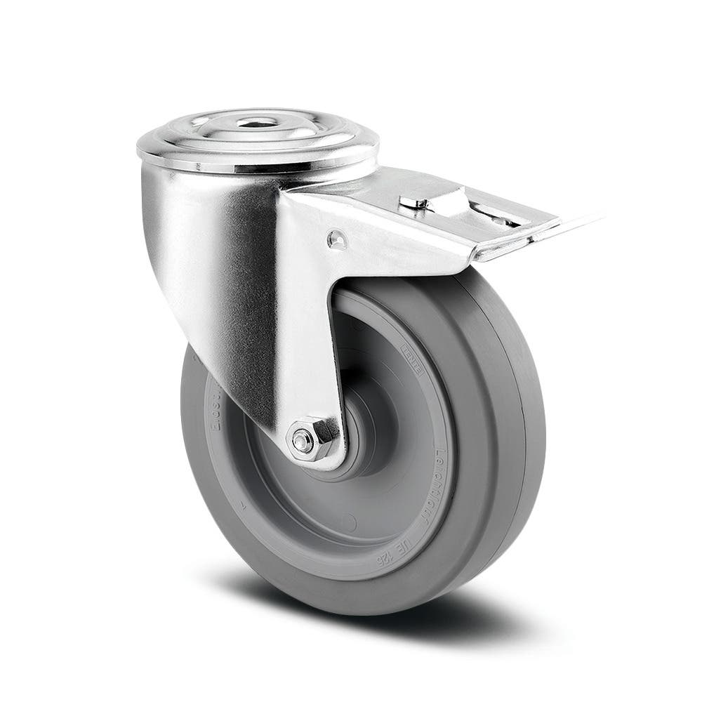 TENTE 3477UFR125P30-13 Swivel Castors with total lock