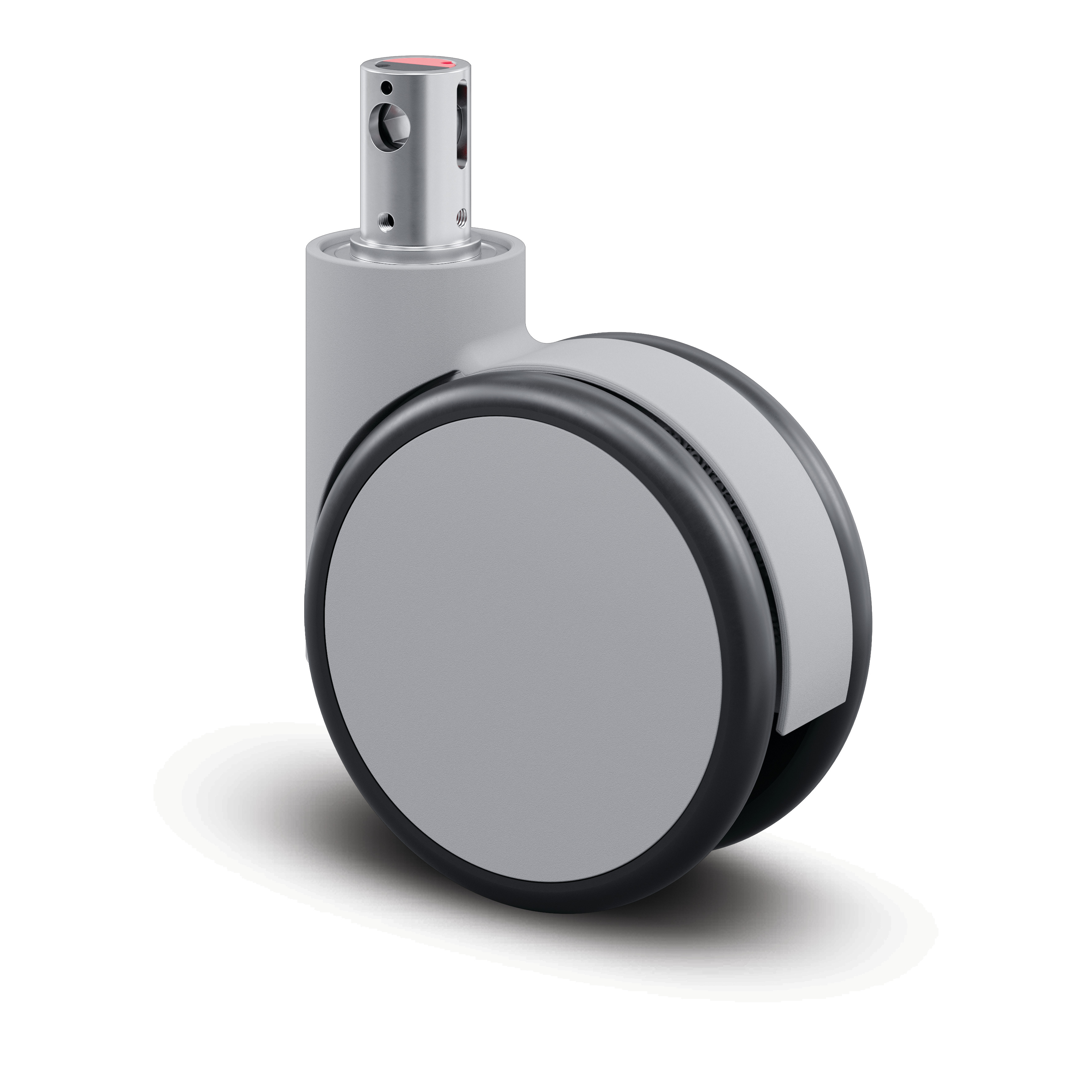 Swivel castor with central, total or directional lock 150 mm