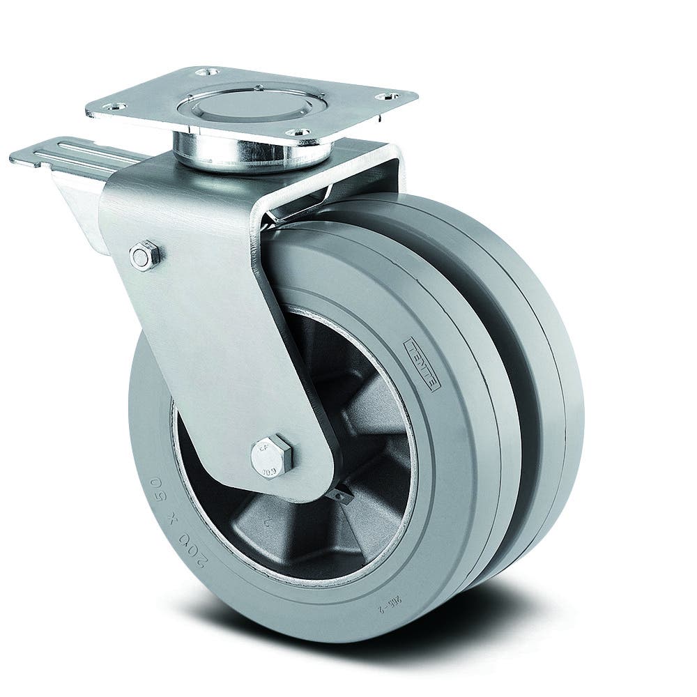 TENTE 9942IFP200P63 Swivel Castors with total lock