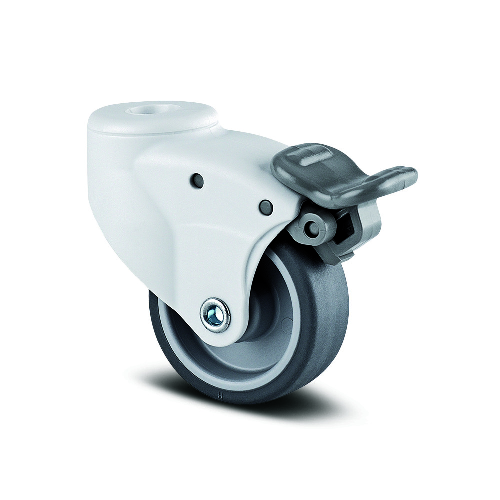 Поворотное Колесная опора с Тормоз колеса 50 mm