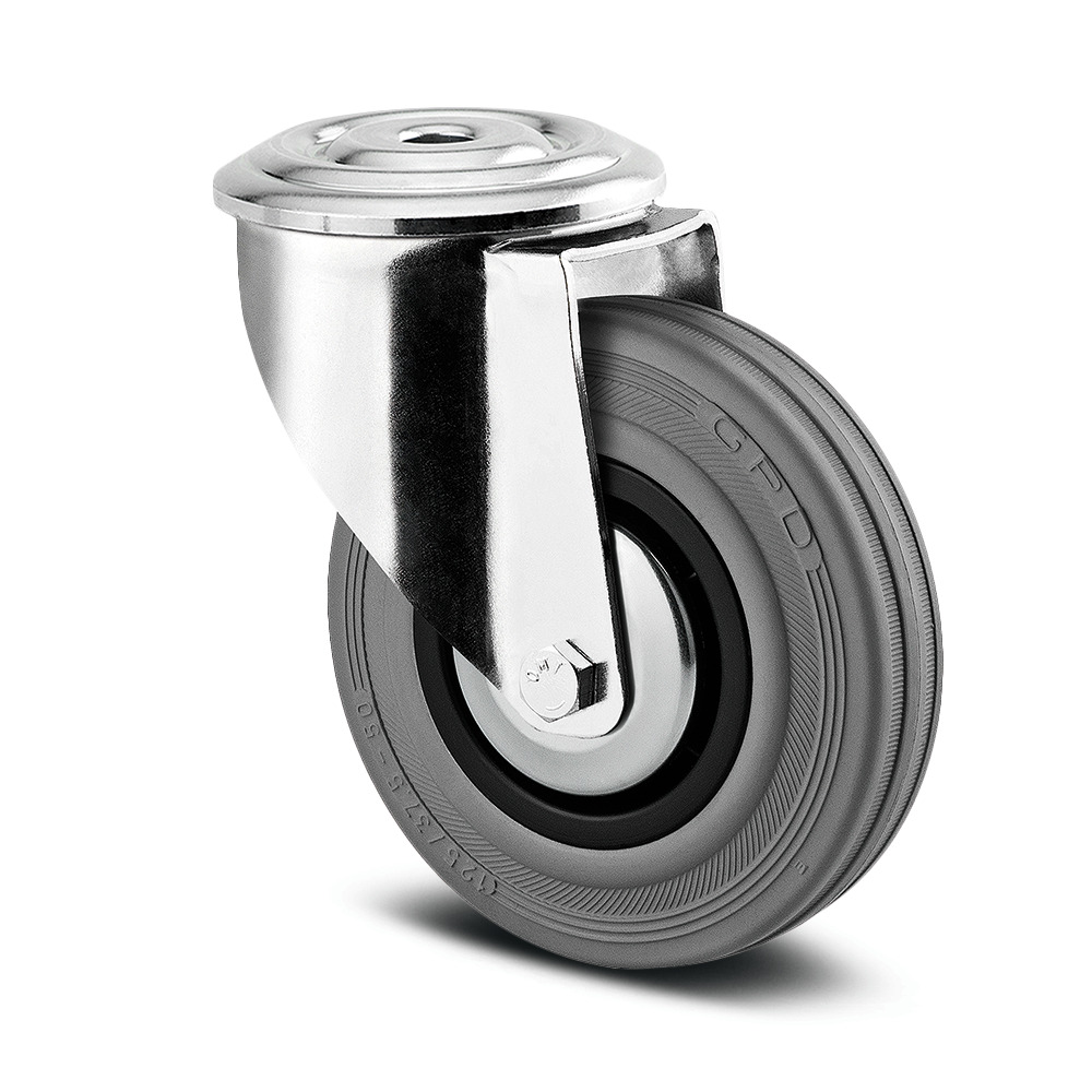 Swivel castor 125 mm