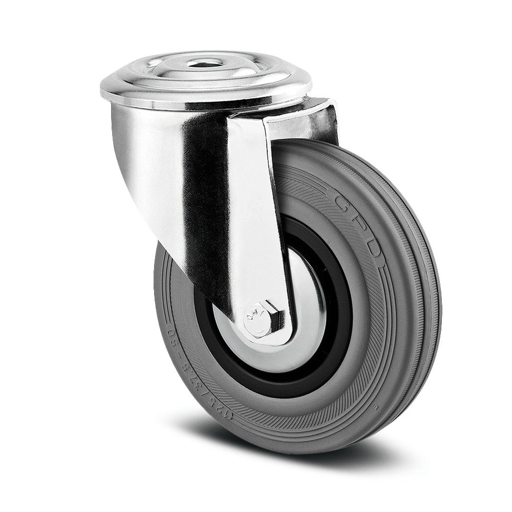 Swivel castor 125 mm