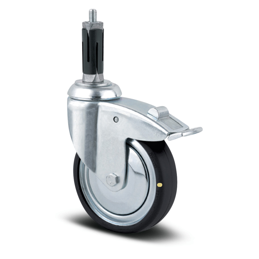 Lenkrolle mit Totalfeststeller 125 mm