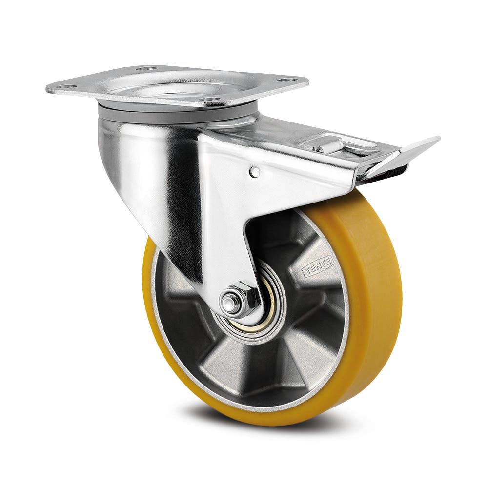 TENTE 3477ITP200P63 Swivel Castors with total lock