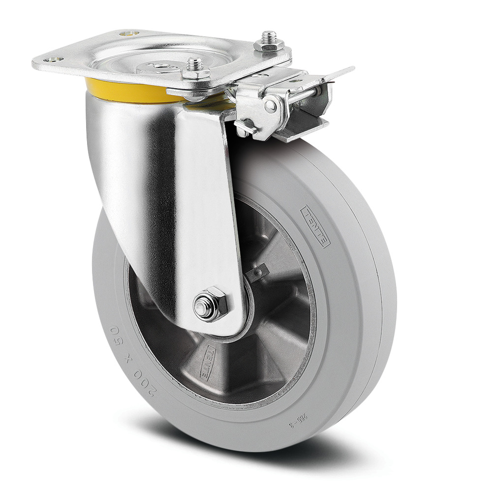 Swivel castor with directional lock 160 mm