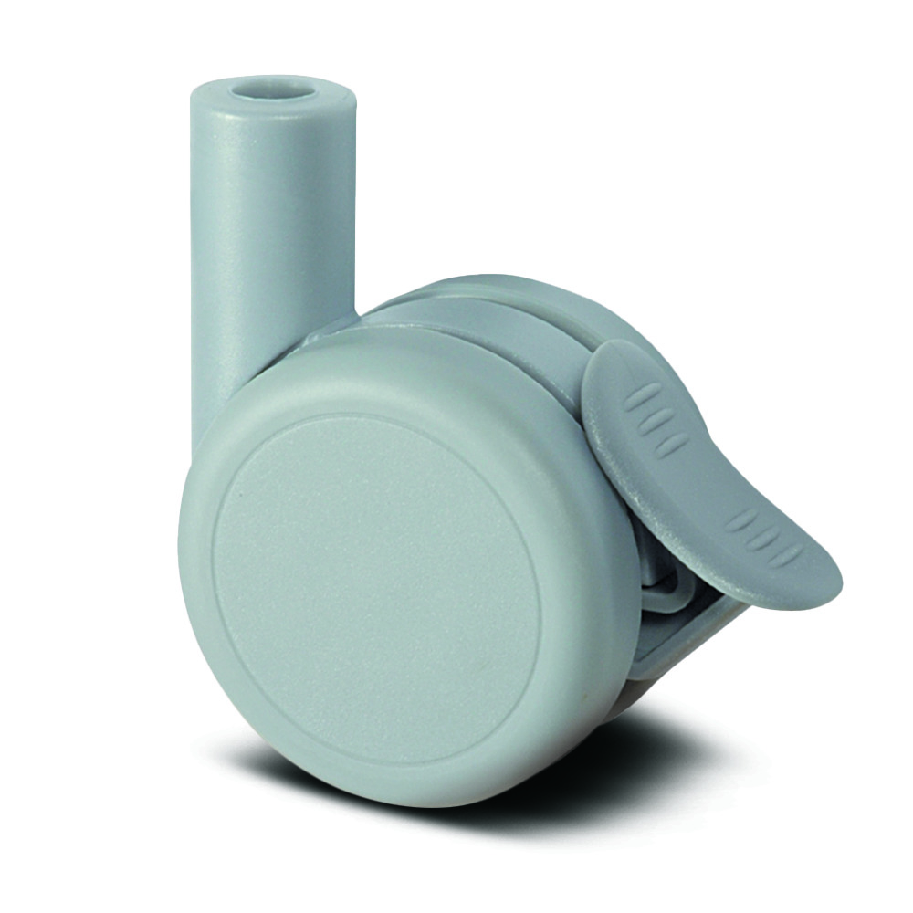 Swivel castor with wheel brake 2.56 in