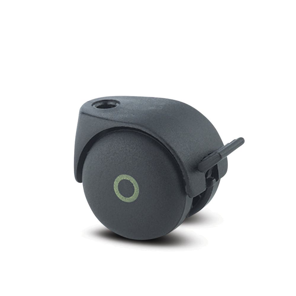 Swivel castor with wheel brake 50 mm