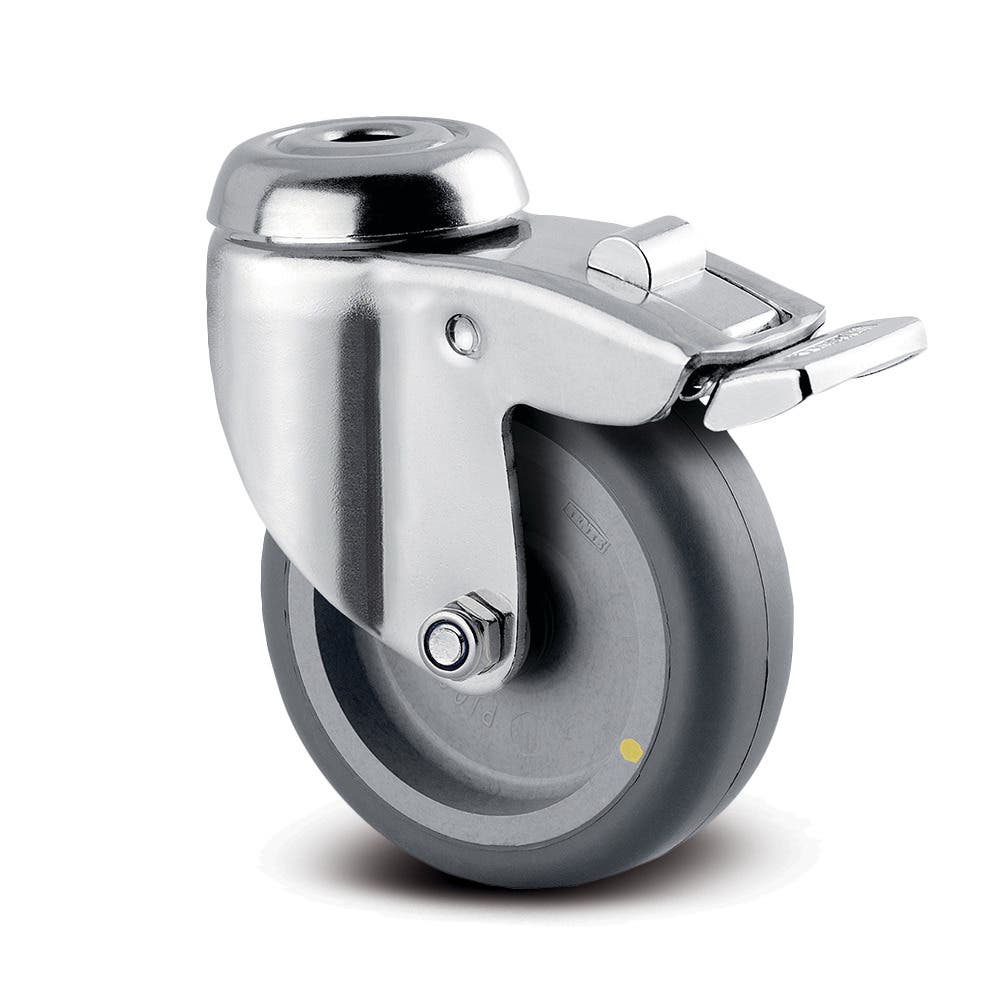 TENTE 7477YGO075P30-11 Swivel Castors with total lock