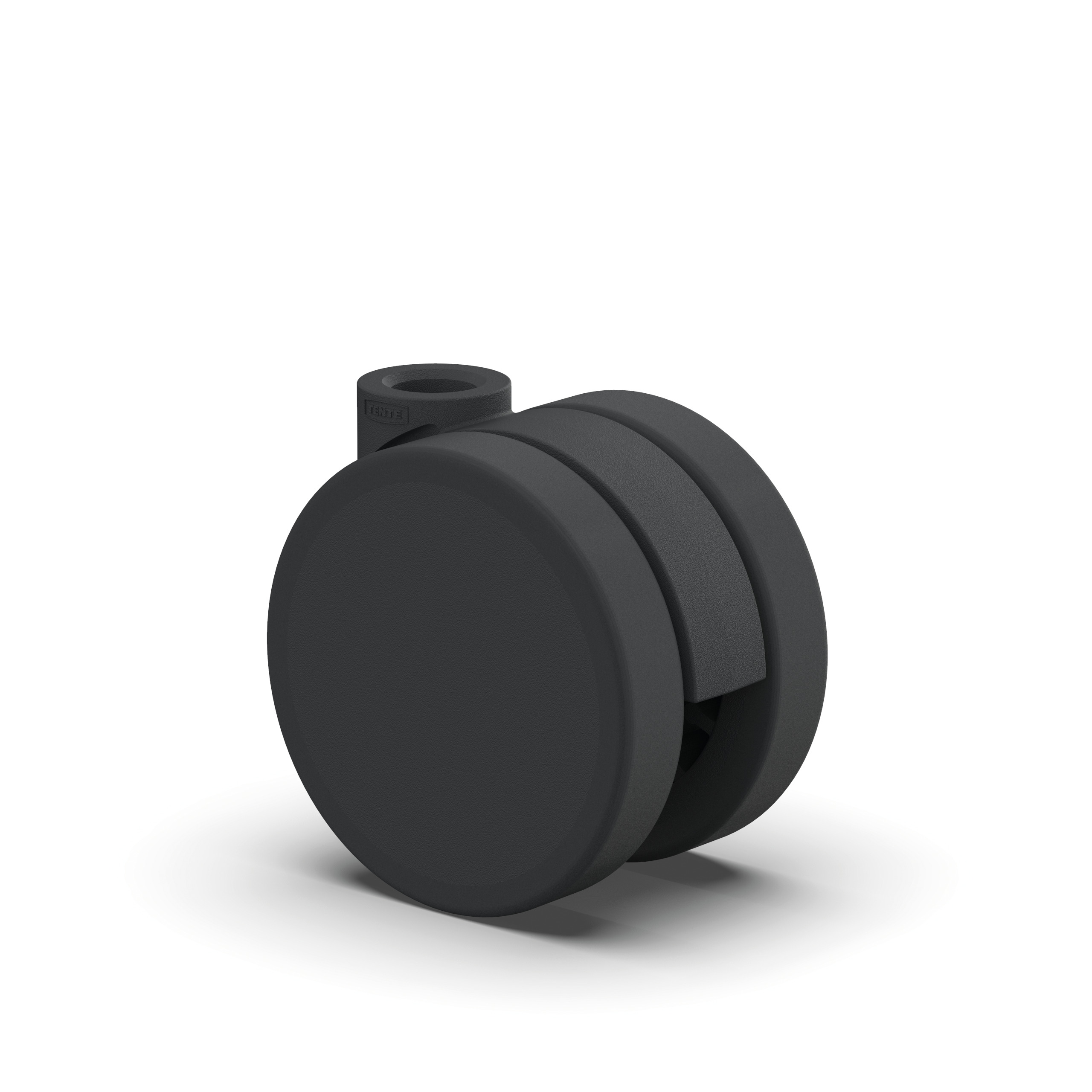 Swivel castor with intermittend brake 2.17 in