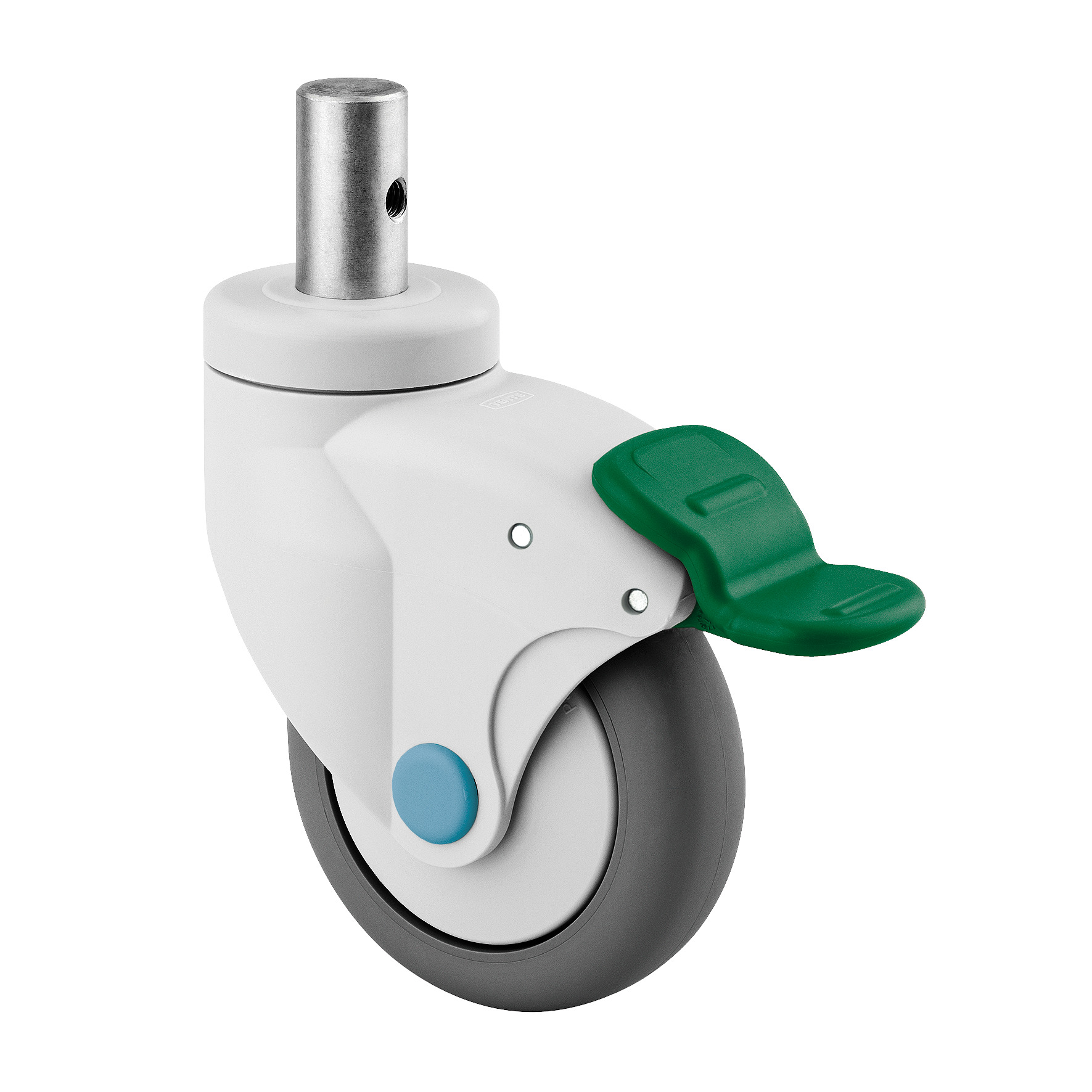 Swivel castor with directional lock 125 mm