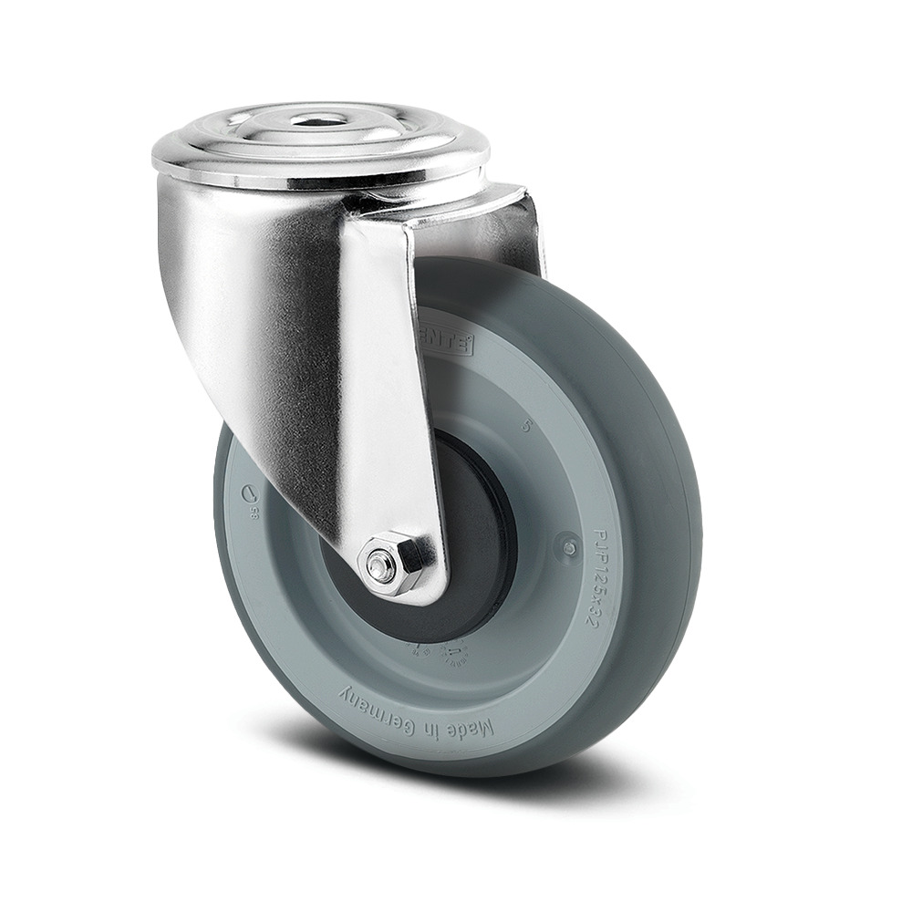 Swivel castor 125 mm