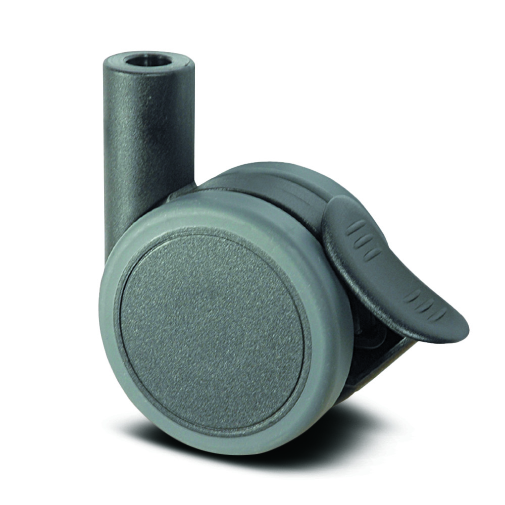 Swivel castor with wheel brake 65 mm