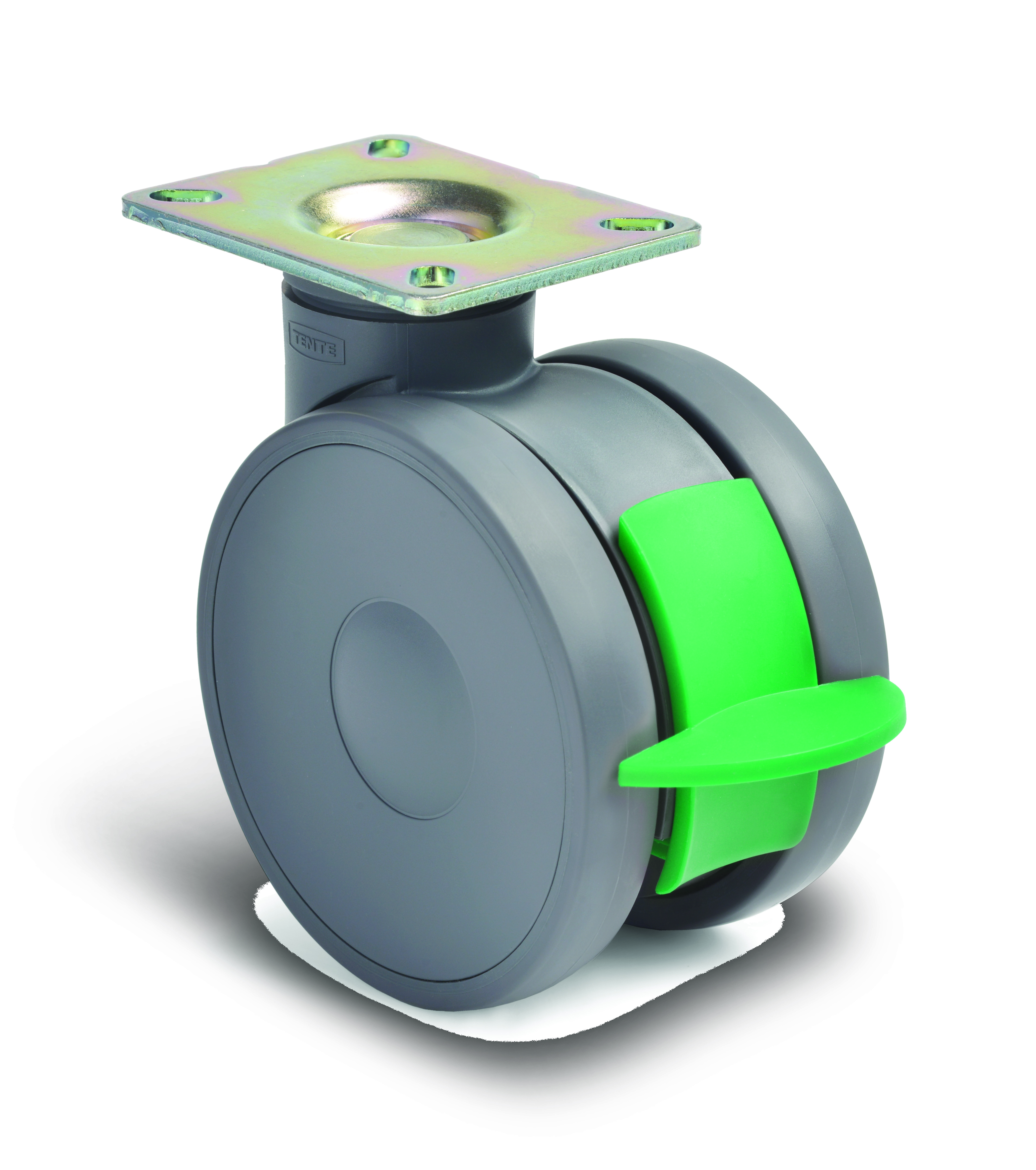 Ruota girevole con blocco direzionale 125 mm