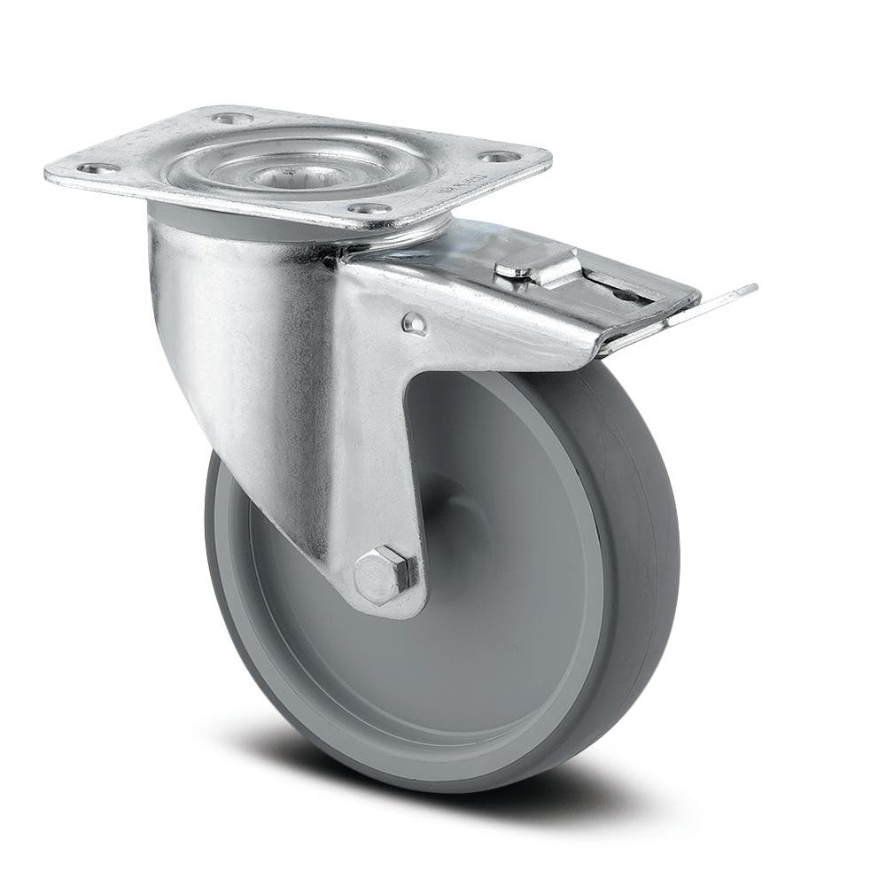 TENTE 3477PJO125P62 Swivel Castors with total lock