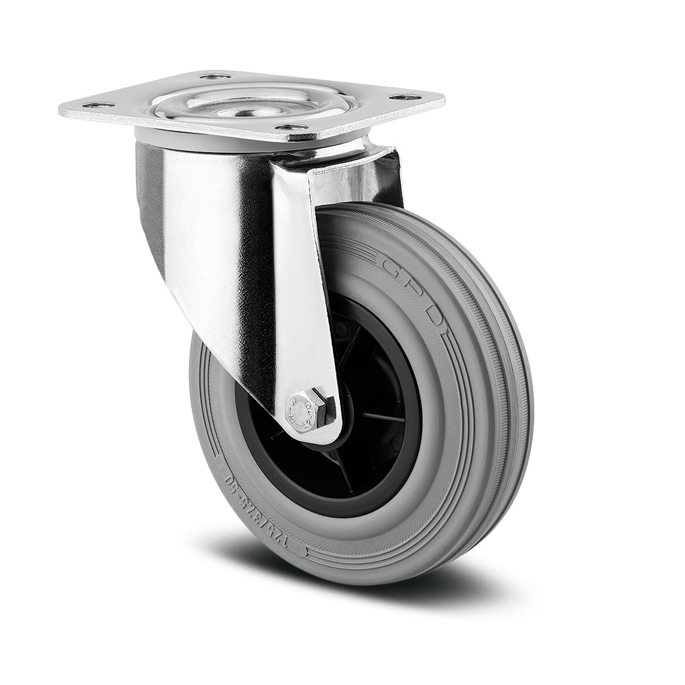 Swivel castor 125 mm