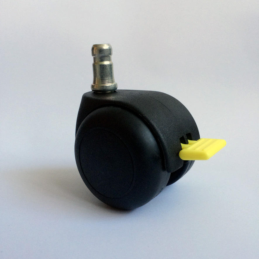 Swivel castor with wheel brake 50 mm