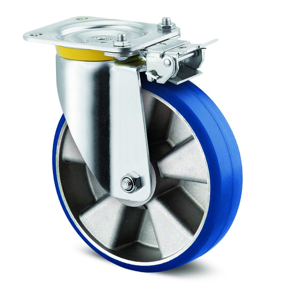 Swivel castor with directional lock 160 mm