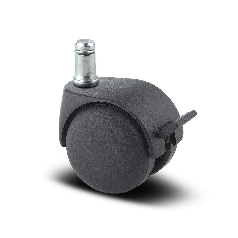 Swivel castor with wheel brake 1.97 in