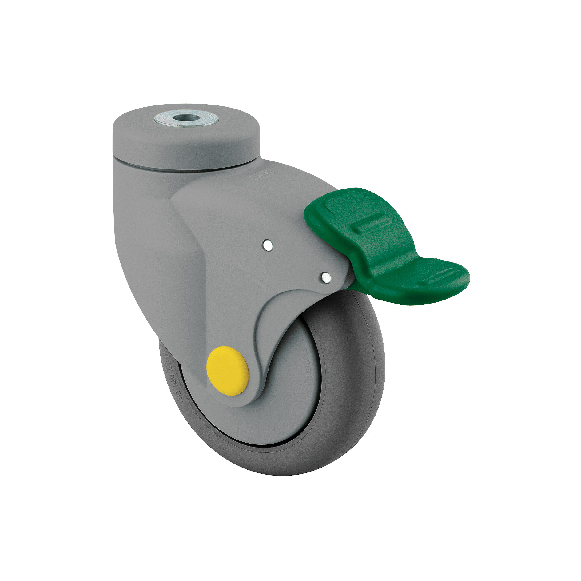 Swivel castor with directional lock 100 mm